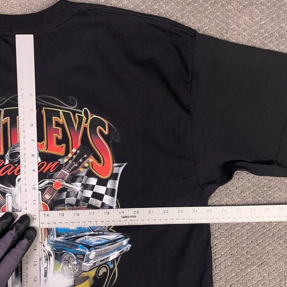 NEW Bentley's Saloon T Shirt Men's 2XL Black Cotton Motorcycle Cars - Picture 7 of 9